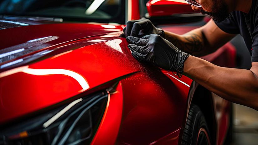 L'outillage de carrosserie dans un atelier automobile