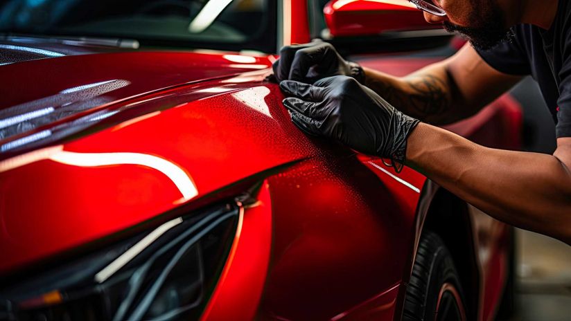 L'outillage de carrosserie dans un atelier automobile