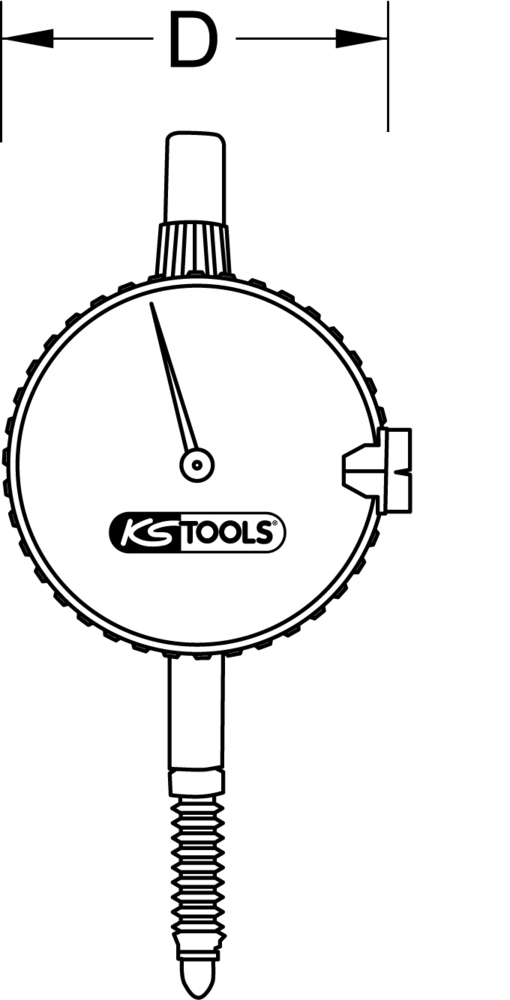 Comparateur mécanique à cadran 0 - 10 mm KSTOOLS