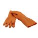 Gants isolants de précision T9 en caoutchouc naturel orange, avec protection mécanique, classe 0 AZC