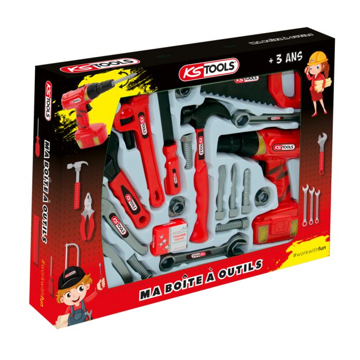 KS Tools - Coffret d'outils pour enfants