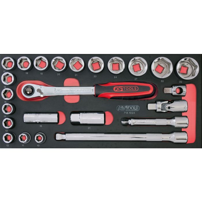 KS Tools - Douille bougie ULTIMATE 1/2'', 6 pans 16 mm