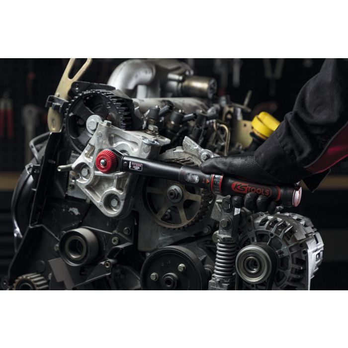 KS Tools - 516.1422 - Clé dynamométrique 3/8 ergotorque précision - 10-50  nm - clé dynamo pour vélo voitures, motos, camions : : Bricolage