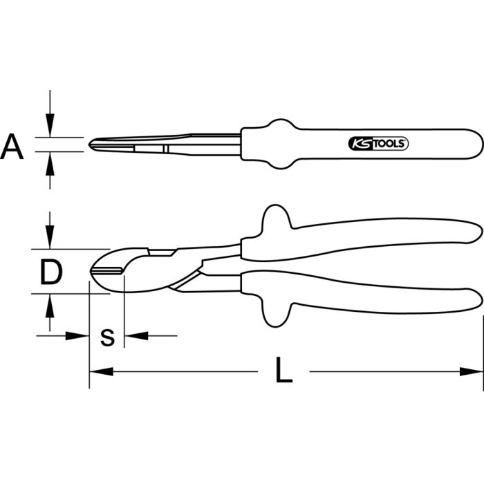 Pinces de précision de l'outil de coupe en diagonale MEILLEUR - Cablematic